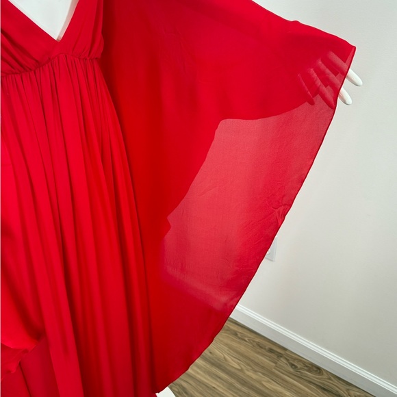 Aliétte V-Neck Chiffon Caftan Gown Size 8 - Picture 11 of 16